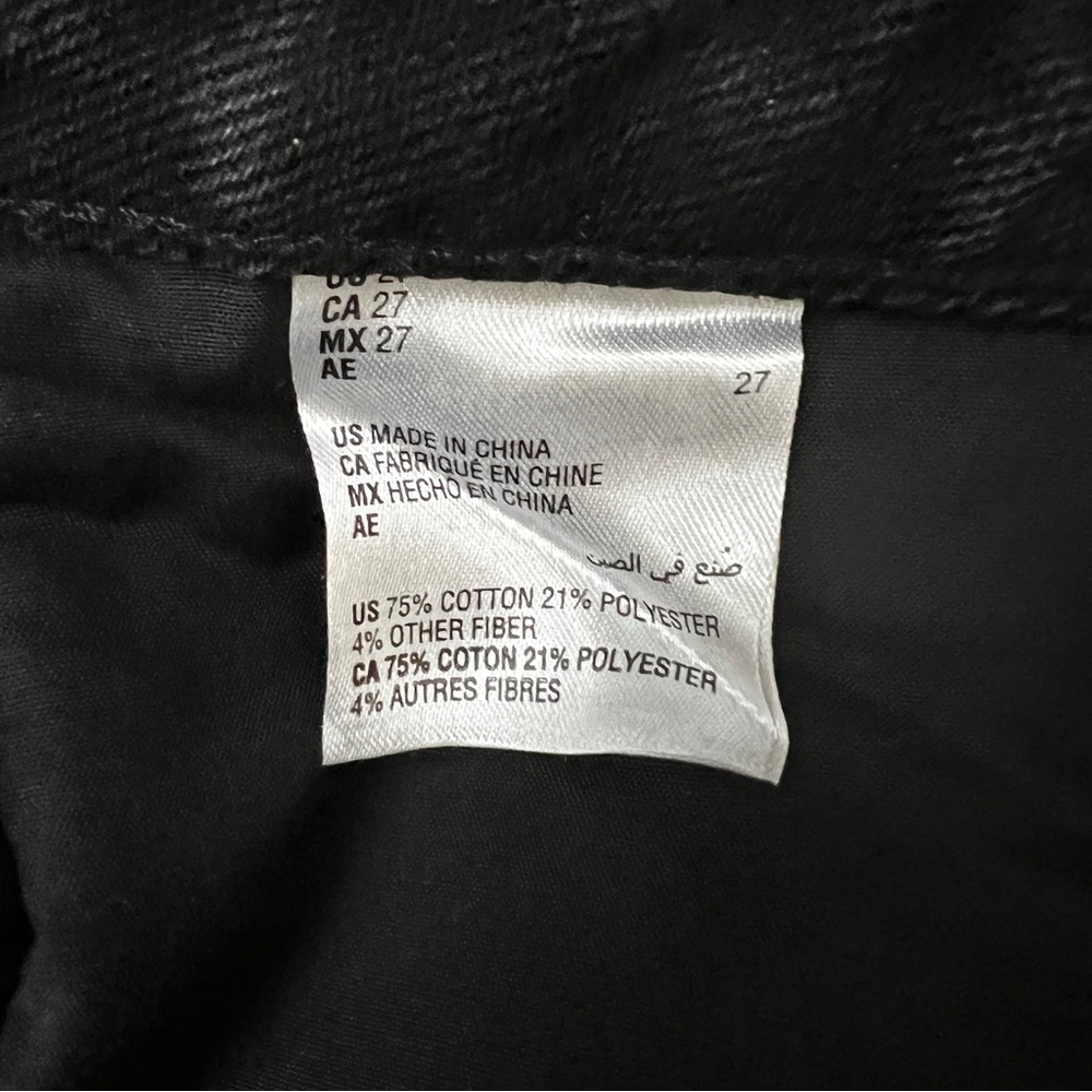 AND NOW THIS Black Ultra High Rise Jeans 90’s Inspired Fit Straight Leg … - Picture 9 of 10
